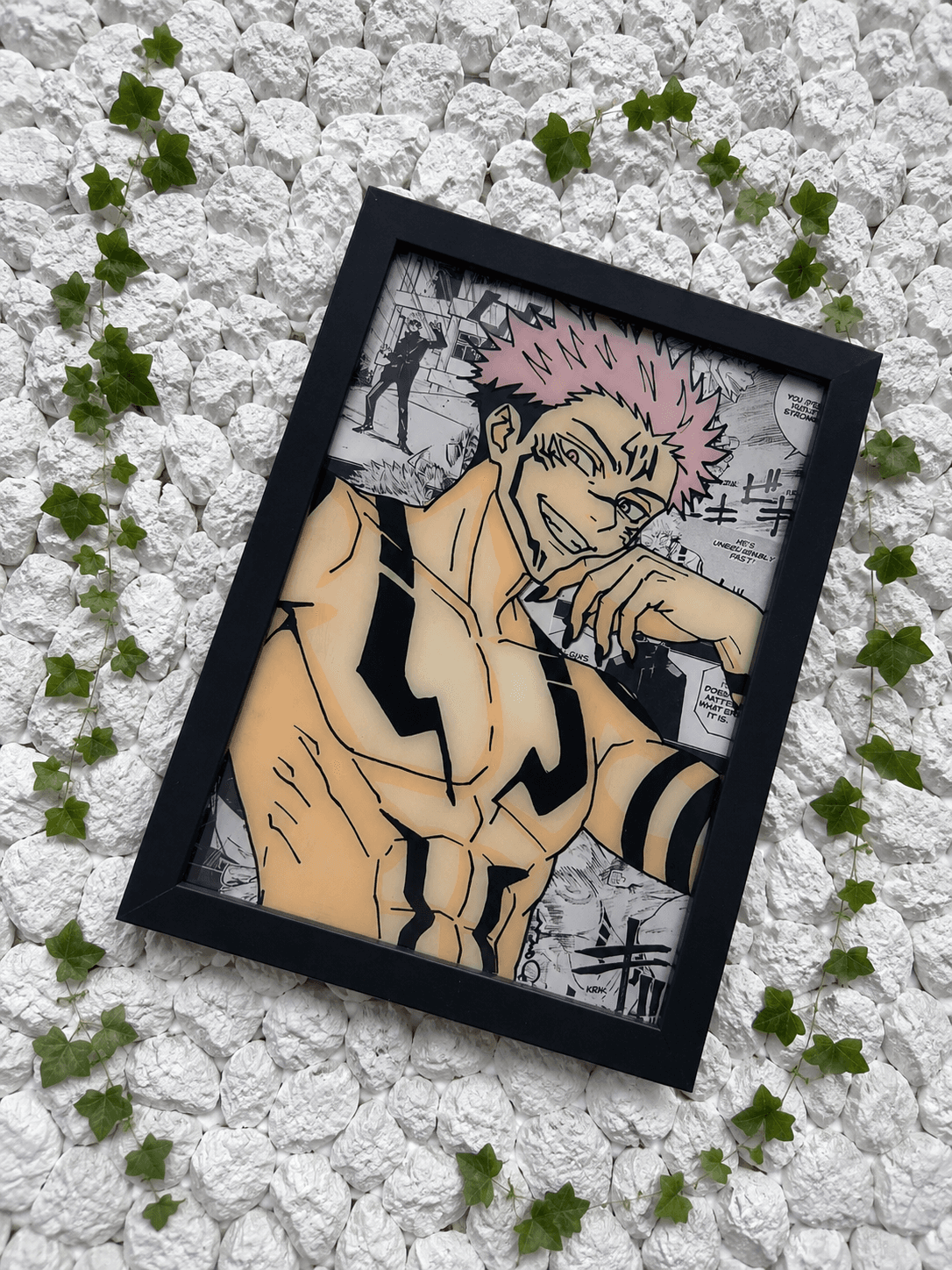 Sukuna acrylfestmény