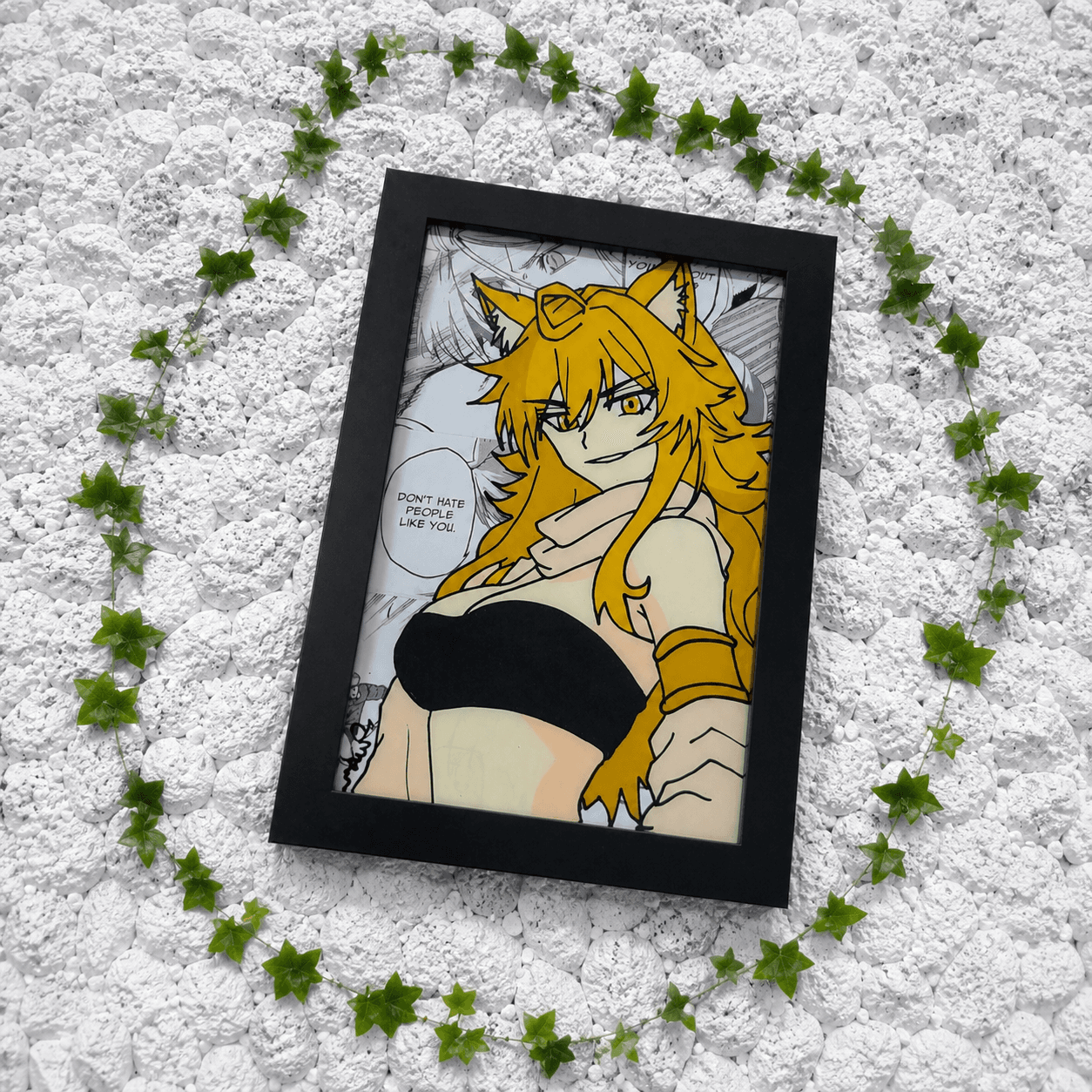 Leone acrylfestmény